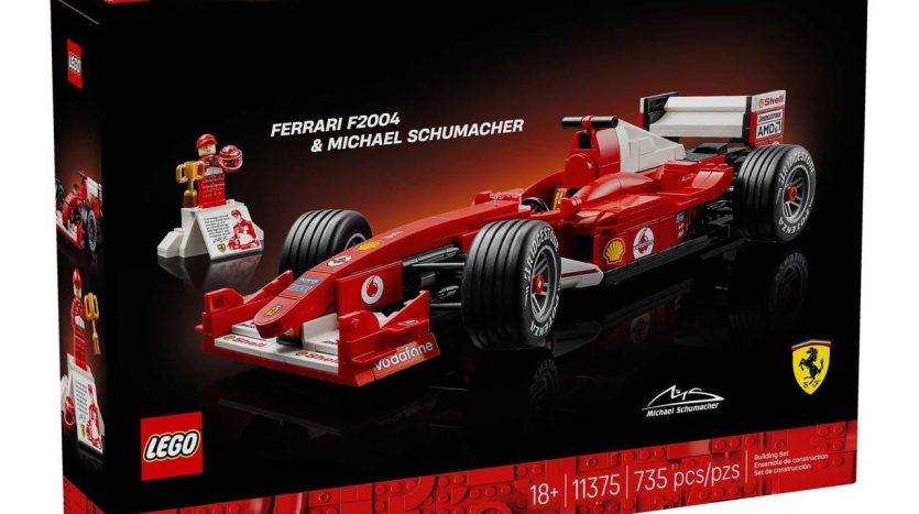 LEGO 11375 Ferrari F2004 & Michael Schumacher (735 PCS, 18+) – Brand New Sealed