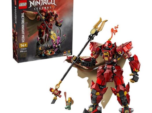 LEGO 71846 NINJAGO – The Fire Knight Mech (996 PCS, 14+) – Brand New Sealed