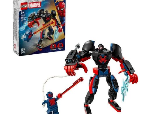 LEGO 76337 Marvel – Miles Morales Mech vs. Spider-Man 2099 (135 PCS, 6+) – Brand New Sealed
