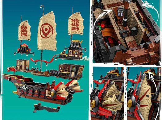 LEGO 71848 NINJAGO – The Temple Bounty (2,387 PCS, 14+) – Brand New Sealed
