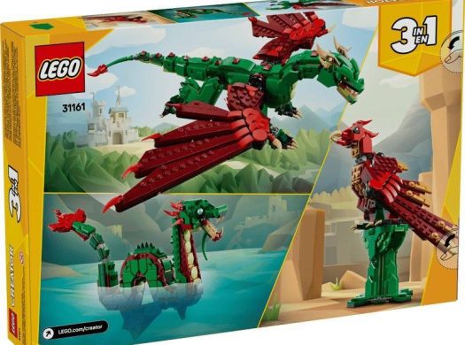 LEGO 31161 Medieval Dragon – 715 Pieces, 9+ | Brand New Sealed