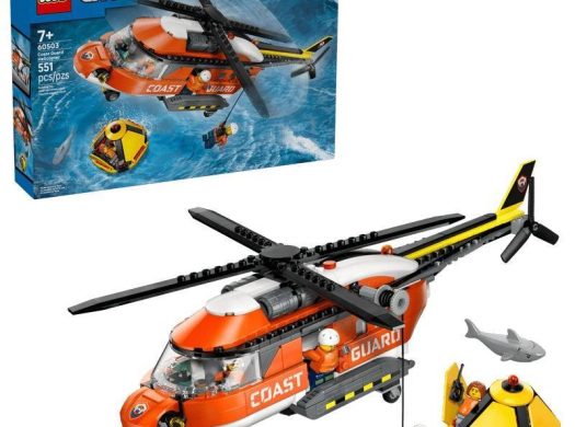 LEGO 60503 Coast Guard Helicopter – 551 Pieces, 7+ | Brand New Sealed